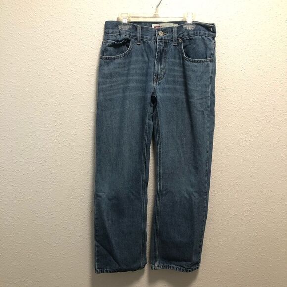 Levi's 505 Blue Straight Jeans Men's size W28 L28 - Picture 1 of 6